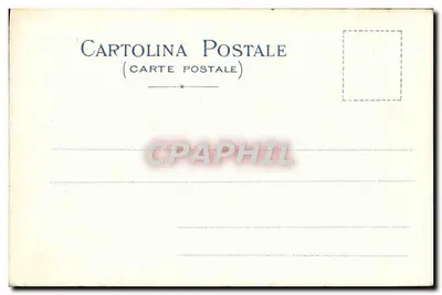 Pisa - A Torre inclinada da catedral — fotografia de Alinari — edição Cartolina Postale — Verso
