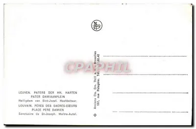 Widok wnętrza kościoła — Świątynia św. Józefa — Leuwen — Rewers