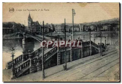 Liège A Ponte e a Correio — Editor LECTA, n° de série 11546