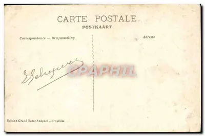 Luik — De Dompteur — Editie Grand Bazar Anspach — Achterkant