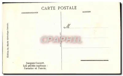 Inuidia et Auaritia — Les péchés capitaux : l'avarice et l'envie — Édition du Musée historique lorrain — Verso