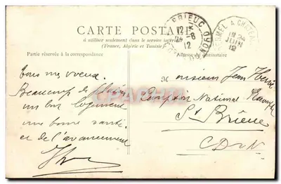 Lille — A Torre Nobre — B. F., Paris, n°92 — Verso