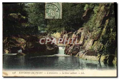 Arredores de Vichy — A Ardoisière — O Gour saillant — LL.