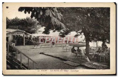 Vichy — Os bordos do Allier — Canotagem — Editor A. L'Aviron