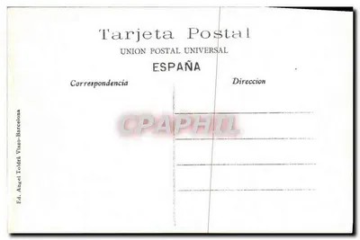 Barcelona, Katedra — Klasztor, Fontanna Ocas — A.T.V. 260 — Rewers