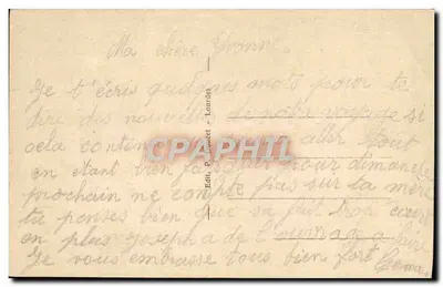 Nossa Senhora de Lourdes — Lembrança para o Paraíso — Editor P. Lameet, N°8 — Verso