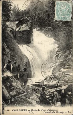 Cauverets — Estrada do Ponte da Espanha, Cachoeira do Cerisey — LL, n°98