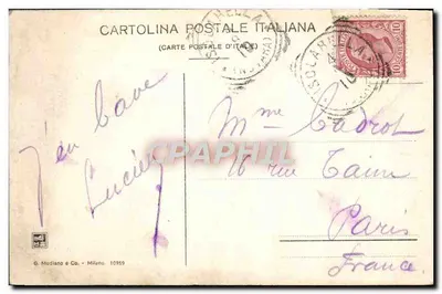 Wyspa Bella — Jezioro Maggiore — G. Modiano e Co. - Milano 10959 — Rewers