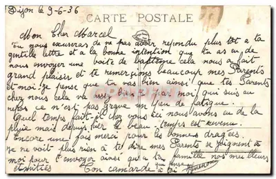 Dijon — Kerk van Notre-Dame — Anoniem uitgever, n° 386 — Achterkant