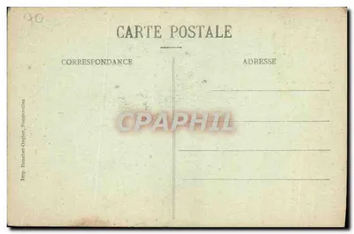 LUXEUIL-LES-BAINS — De Vierkante Huis (Stadsburcht) — La Haute-Saône Illustrée — Achterkant