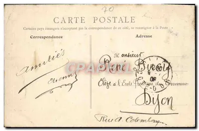 Luxeuil-les-Bains — Rua dos Grandes Hoteis — La Haute-Saône Illustrée — Verso