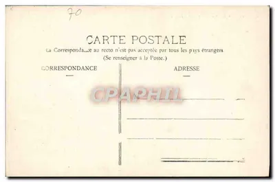 Vesoul - O Sabot de Frotey — paisagem rochosa com homem sentado — editor não visível — Verso