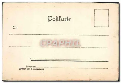Berlin — Most Pałacowy — Muzeum — widok mostu ozdobionego statuami przed budynkiem muzeum, wydawca nieznany — Rewers