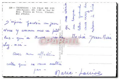 Lac de Véran — Taninges, Haute-Savoie — editor Martial Girard — Verso