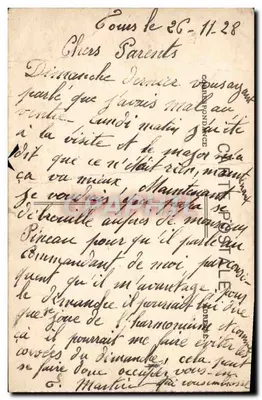 Saumur — Le château (m. h.) — éditeur S.AUMUR, n°5 — Achterkant