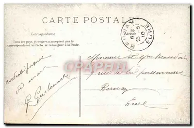 Saint-Cloud — Allee e Ponte del Diavolo — E. L. D. — Verso