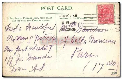 Westminster Abbey — widok fasady — wydawca O. Ordish, nr 673 — Rewers