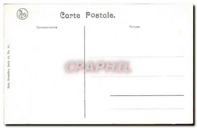 Dinant Visão geral — N. Nels, Bruxelas, Série 33, No. 11 — Verso