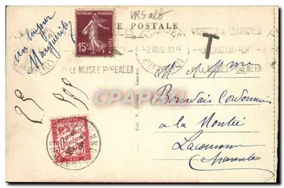 Lourdes — Casa Paternal de Bernadette Soubirous P.D. — Verso