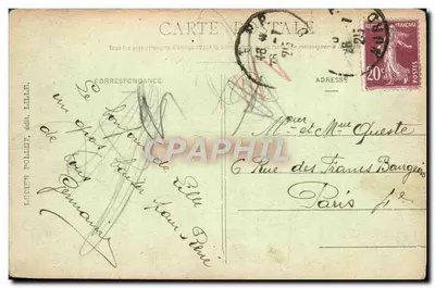 Lille — O Teatro — Avenida Carnot — Edit. P.L. — Verso