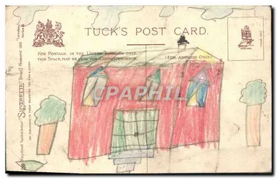 Londres — vue de la cathédrale Saint-Paul et de la gare de Charing Cross — éditeur Tuck & Sons, série III — Verso