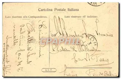 Palazzo del Quirinale — Obelisk Quirinal — Cartolina Postale Italiana — Rewers