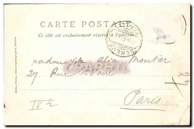 Genewa — Rue du Mont-Blanc — J. J. 236 — Rewers