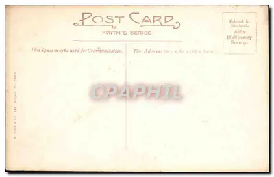 Katedra Wells, kaplica Dziewicy — widok wewnętrzny z katedralnymi szybami i grobem — F. PORD & Co. Ltd., seria nr 2098B — Rewers