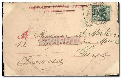 Certosa di Pavia — façade monumentale — éditeur 'Cartolina Postale Italiana' n° 14930 — Verso