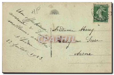 Lourdes - A Basílica e a Virgem Coroada — editor anônimo, n° 41 — Verso