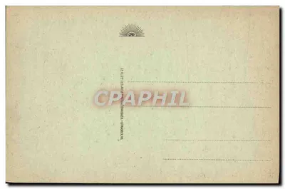 Lourdes - O Castelo Forte e o Rio Gave — Bilhete postal antigo n°124 — Verso
