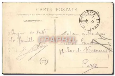 Saint-Dié (Vosges) — La Chaire du Cloître — Wyd. Ad. Walck, Saint-Dié (Zarejestrowane) N° 2589 — Rewers