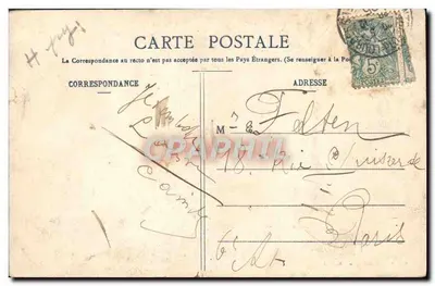 Lourdes - Vista geral do Forte — editor Pacaault, fot. Biarritz, n°4 — Verso