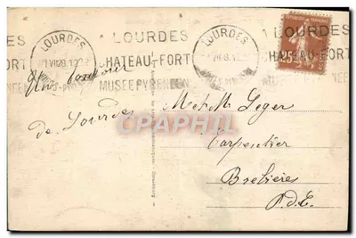 Lourdes - Bazylika i Pireneje — wydawca anonimowy, nr 189 — Rewers