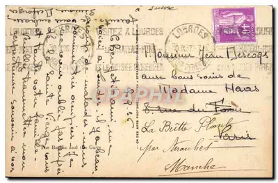 Lourdes — Bazylika i Gave — n°30 — Rewers