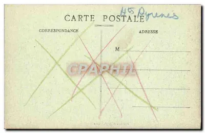 Lourdes — Bazylika widziana z Cytadeli — Wydawca: Lourdes — Rewers