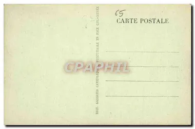 Lourdes — Bazylika i Zamek — Wydawca Galeries Catholiques — Rewers