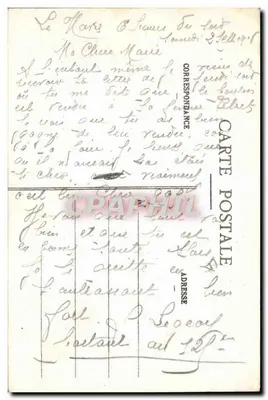 Le Havre - Bassin do Comércio e Praça Gambetta — C.V. 2048 — Verso