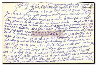 Metz — Ogólny widok i Mosel — Wydawca nieznany, nr serii 3 — Rewers