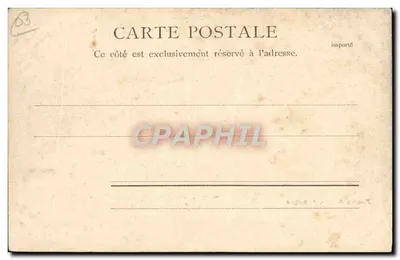 Bilhete postal antigo Vichy Pavilhão de Sévigné — Verso