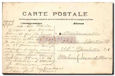 Vale de Celles — As margens da Planície em Cherpièrre — L. Cuny, editor, Raon-l'Étape — Verso