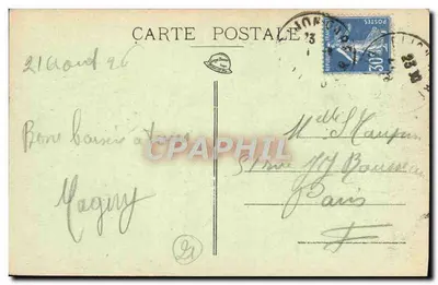 Dijon — Ogólny widok z wieży Urzędu Miejskiego — Wydawca n°338 — Rewers