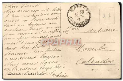 Genève — La jonction du Rhône et de l'Arve — J. J. 5143 — Rewers