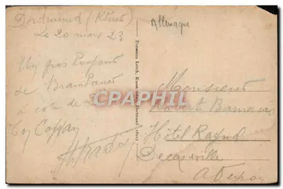 Zechen Minister Adenbach — Edifício Administrativo — Brambauer — Verso