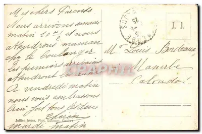 Rande van de Rijn — Genève — J. J. 2676 — Achterkant