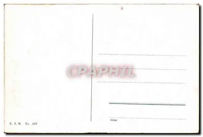Wiesbaden — Nerotal — vista panorâmica — K.S.M. No. 818 — Verso