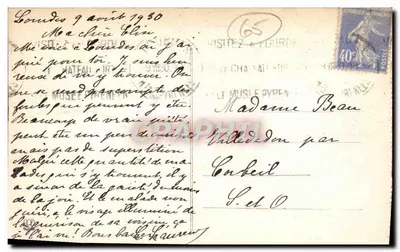 Lourdes - A Virgem Coroada e a Esplanada - A Basílica — Verso