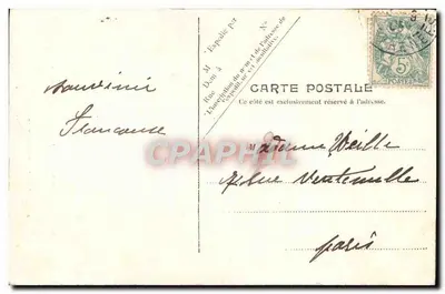 Lourdes — A Gruta e a Basílica — V.P. Paris, No. 27 — Verso
