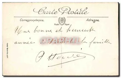 Nevers — Panoramiczny widok na Pałac Ducal — LL. — Select — Rewers