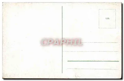 Capellen i Zamek Stolzenfels — widok zamek i rzeka z łodzią — seria 1/25 — Rewers